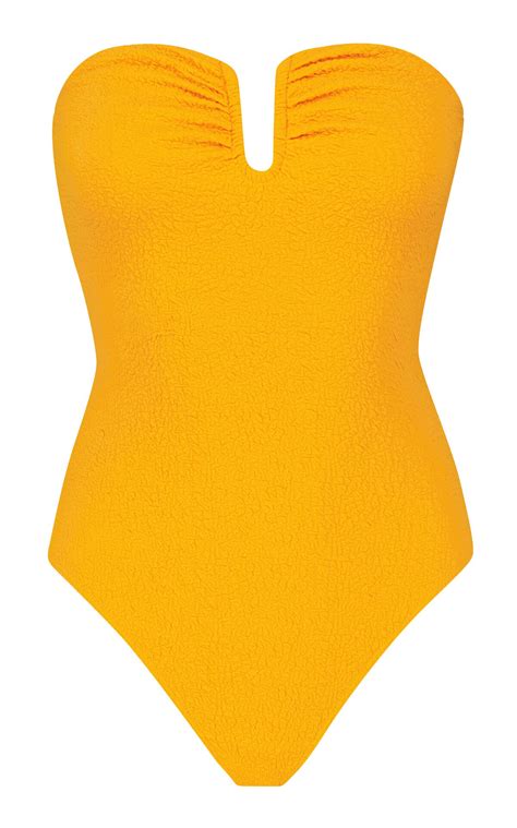 Mara Hoffman Lucia One Piece Swimsuit Xs Only Yellow Editorialist