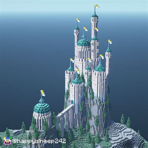 Built this fantasy castle inspired by an artwork :) (Link in the ...