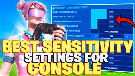 The Best Sensitivity Settings For Console Fortnite Fortnite Ps4