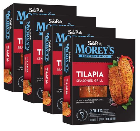 Amazon Morey S Seasoned Grill Tilapia 2 Fillets Individually