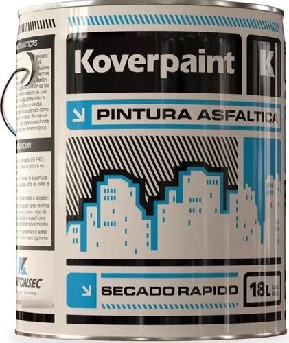 Pintura Asfaltica 18lts Secado Rapido Base Solvente Megaflex