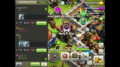 How Its Like To Be Being In A Best Donation Clan In Clash Of Clans Donations Clan Req And Dip