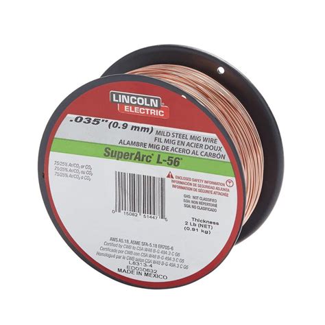 Lincoln Electric 035 In SuperArc L 56 ER70S 6 MIG Welding Wire For