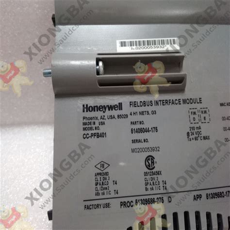 CC-PFB401 51405044-175 HONEYWELL Fieldbus Interface Module - HONEYWELL ...