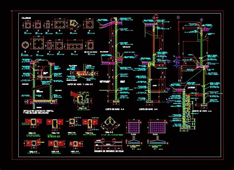 Detalles Constructivos Hormigon En AutoCAD Librería CAD