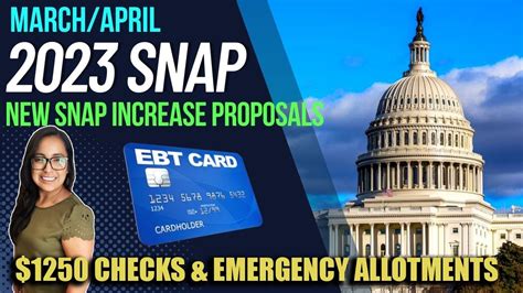 New Snap Benefits Update March April New Snap Increase