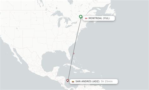 Direct Non Stop Flights From Montreal To San Andres Island