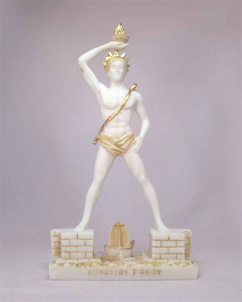 Colossus of Rhodes statue made of Alabaster - eStatueShop