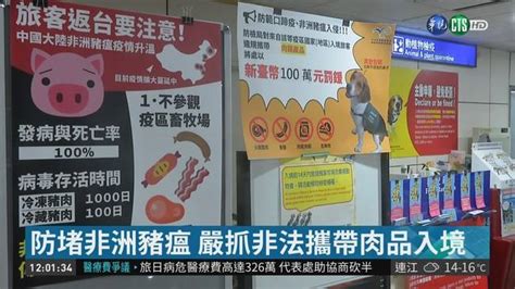 非洲豬瘟疫區帶肉入境 桃機攔截8件 華視影音 Line Today