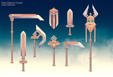 Dwarven Weapons Concept by slipled on DeviantArt