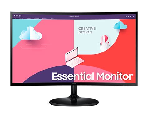 27" Essential Curved Monitor S3 S36C LS24C360EAWXXL | Samsung India