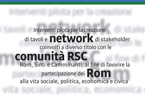 Il progetto Piani Azione Locale Comunità Rom Sinti e Caminanti