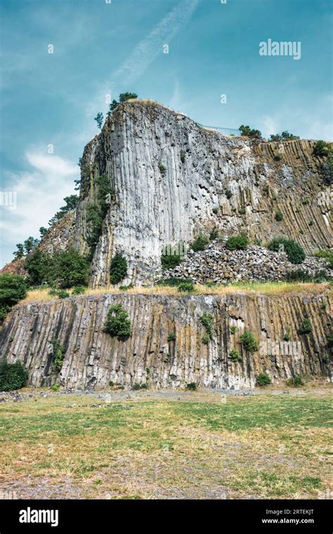 Basalt Columns volcanic landscape in Hegyestu, Hungary Stock Photo - Alamy