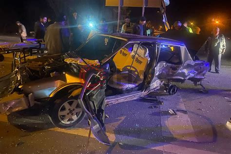 Burdurda trafik kazası 1 ölü 6 yaralı İhlas Haber Ajansı