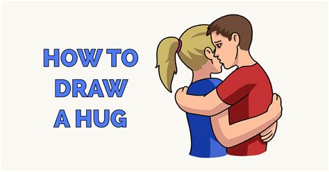 How To Draw A Hug Really Easy Drawing Tutorial | Images and Photos finder