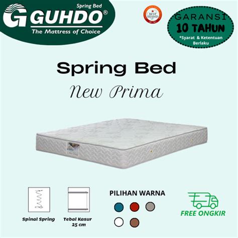 Jual Guhdo Kasur New Prima Spring Bed Tebal Cm Merah X Cm