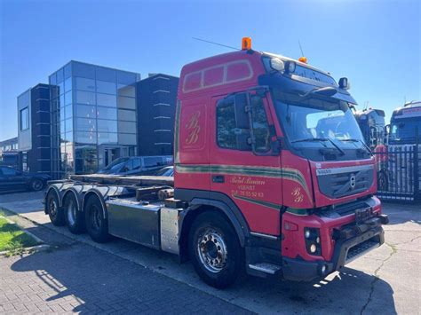 Volvo Fmx 500 8x4 Hmf Cablelift Container Truck Trucksnl