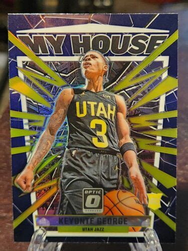 2023 24 Optic Keyonte George My House Purple Prizm 4 Utah Jazz EBay