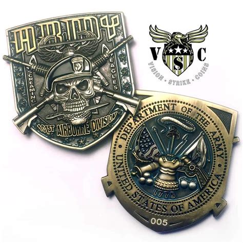 Army Division Challenge Coins - The Best from Vision-Strike-Coins!