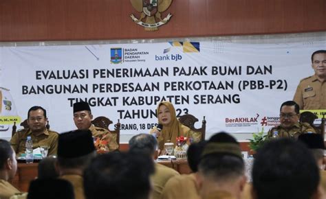 Targetkan Capaian Pbb P Tahun Pemkab Serang Bidik Akhir Bulan