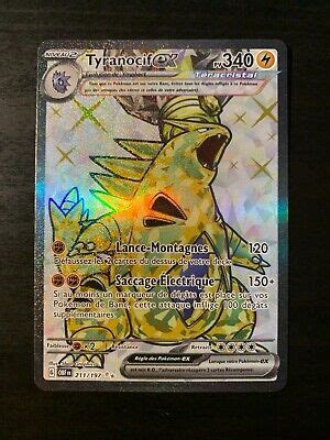 Carte Pokemon Tyranocif Ex EBay