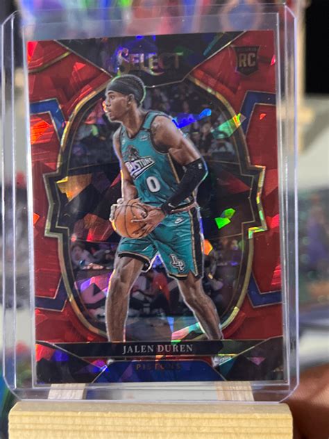 Jalen Duren Red Ice Ungraded 2022 Panini Select