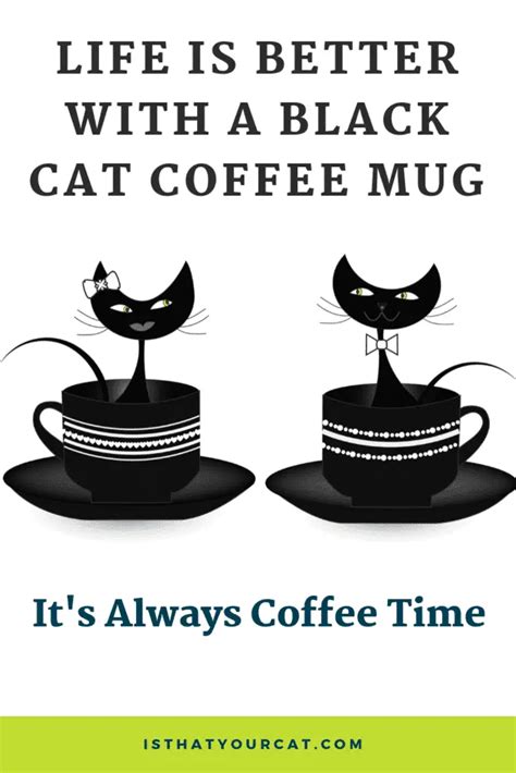 The Perfect Black Cat Coffee Mug Will Make Me Happy