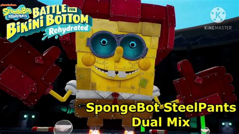 Battle For Bikini Bottom SpongeBot SteelPants Dual Mix YouTube