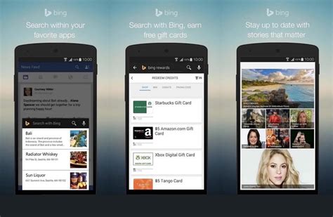 Bing Search App For Android Devices Updated With New Features