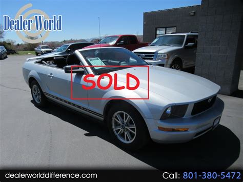 Used 2005 Ford Mustang V6 Deluxe Convertible For Sale In Salt Lake City