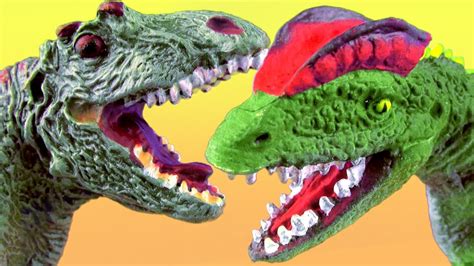 Dinosaur Fight Dilophosaurus Vs Allosaurus T Rex Epic Battle 2 Fun Ends Superfunreviews