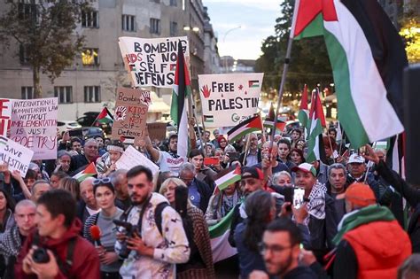 Foto Protesti Podr Ke Za Palestinu I Iz Zagreba Crna Hronika