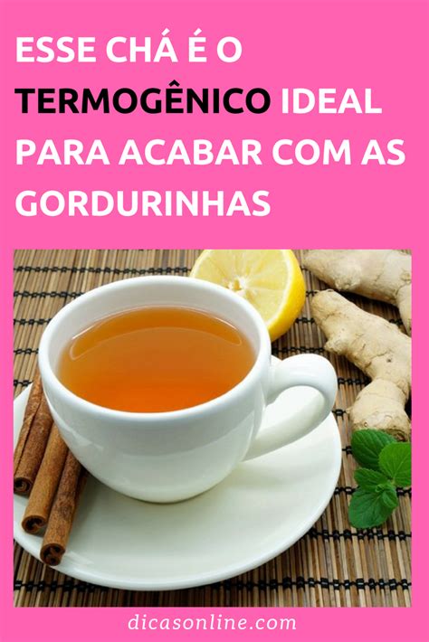 Aprenda poderosa receita de chá termogênico para eliminar a gordura