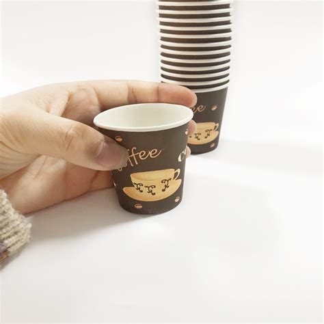 Small Recyclable Coffee Hot Drinking Vending 3oz Espresso Corrugated