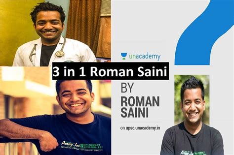 Unacademy by Roman Saini IAS, Doctor and Entrepreneur