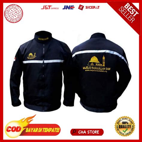 Jual Cod Jaket Bordir Nama Jaket Majlis Rasulullah Saw Jaket