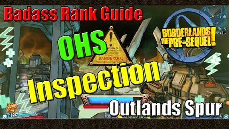 Borderlands The Pre Sequel Badass Rank Guide Ohs Inspection