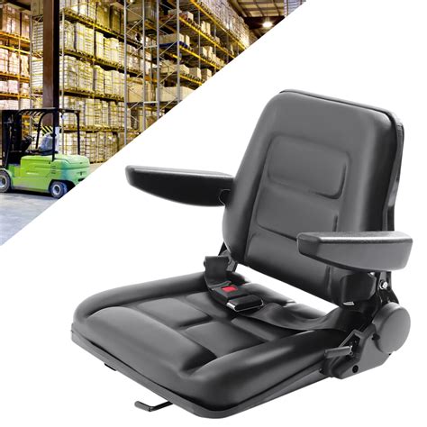 Miumaeov Universal Tractor Seat With Safety Belt Armrest