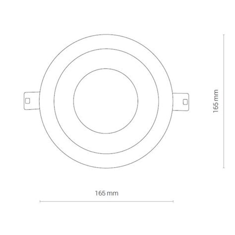 Downlight Lampa Sufitowa Wpuszczana Kea W Led K Ip Bia A