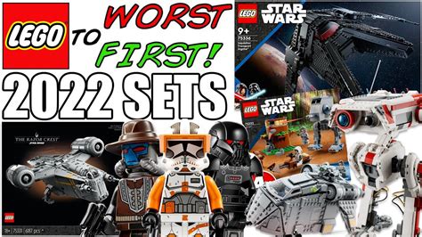 LEGO Worst To First ALL LEGO Star Wars 2022 Sets Brick Finds Flips