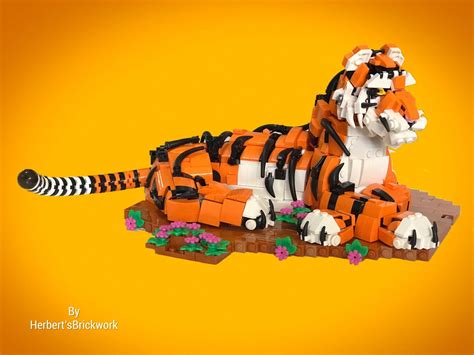 The Tiger Lego Animals Tigger Disney Characters