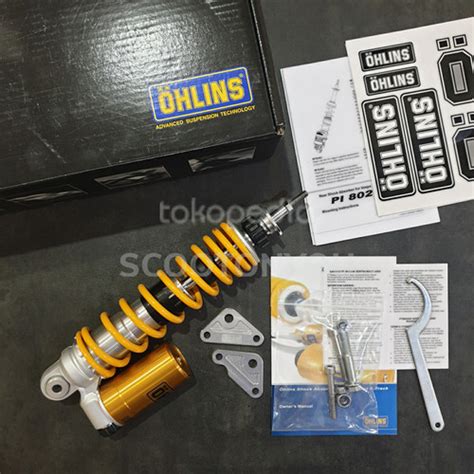 Jual OHLINS SHOCK VESPA LX S P1 802 3WAY REAR 3V IGET MODEL TERBARU