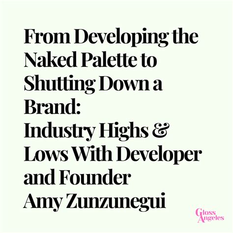 From Developing The Naked Palette To Shutting Down A Brand Highs And