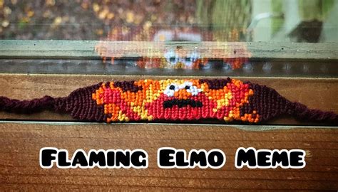 Flaming Elmo Meme | Alpha patterns, Pattern, Elmo