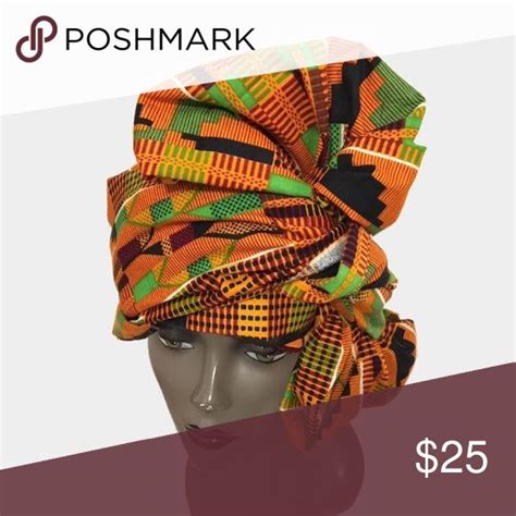 Kente Head Wrap African Print Head Wraps African Print African