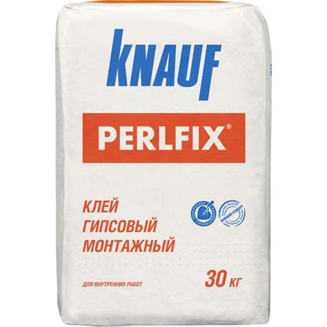 Клей Knauf Perlfix: технические характеристики и расход на 1 кв. м ...