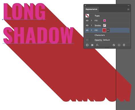 Quick Long Shadow Text Effect In Illustrator Maker Lex