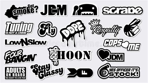 Jdm Car Decals Stock Illustrations 10 Jdm Car Decals Stock