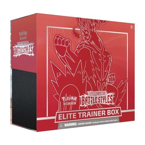 Pokémon TCG Sword Shield Battle Styles Elite Trainer Box Single