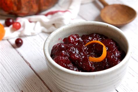 Cranberry Sauce With Orange And Ginger Recipe